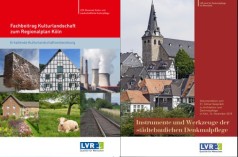 Titelblätter zweier Publikationen des LVR-Amt für Denkmalpflege im Rheinland